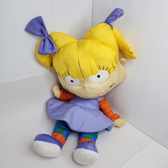 Rugrats Angelica Nickelodeon Plush 90's Vintage Play‎ by Play Large - Picture 8 of 8